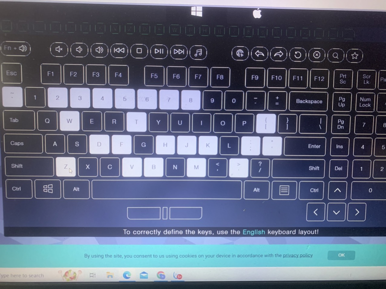 phím laptop bị liệt